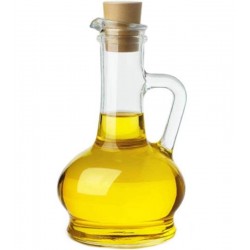 Garrafa 260ml Para Azeite Ou Vinagre Em Vidro E Rolha Sintética Pasabahce